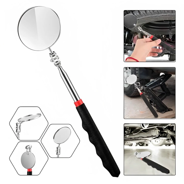 SET DE INSPECCION AUTOMOTRIZ ESPEJO E IMAN TELESCOPICO 4 PZS - 5