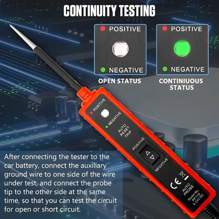 PUNTA LOGICA AUTOMOTRIZ EM285 PROBADOR CIRCUITO ELE CTRICOS - 2
