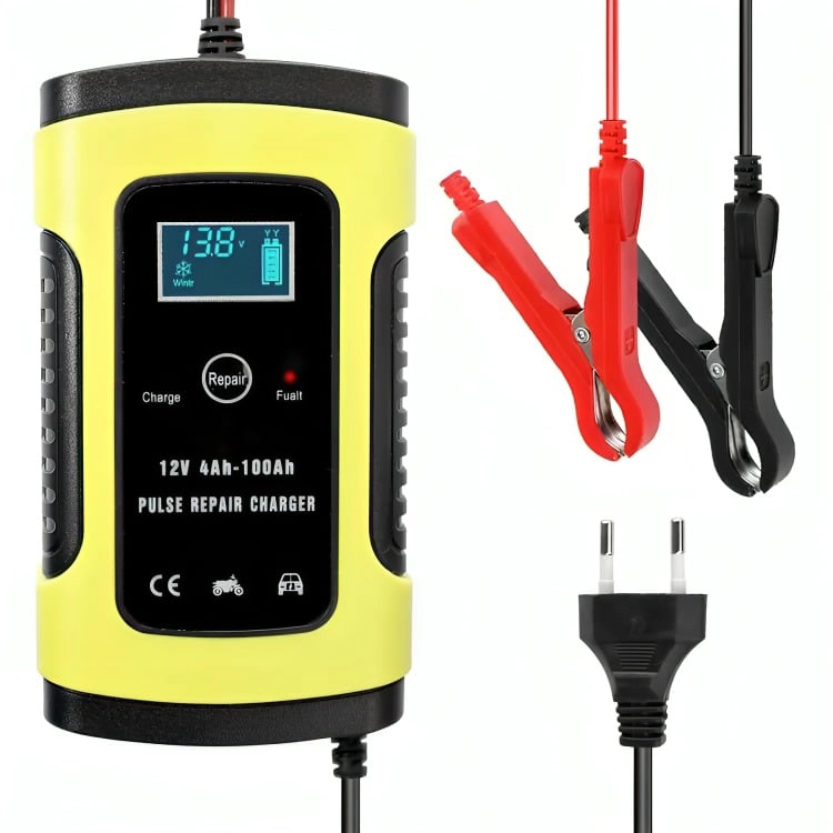 CARGADOR DE BATERIA INTELIGENTE 12V DE AUTO - 1