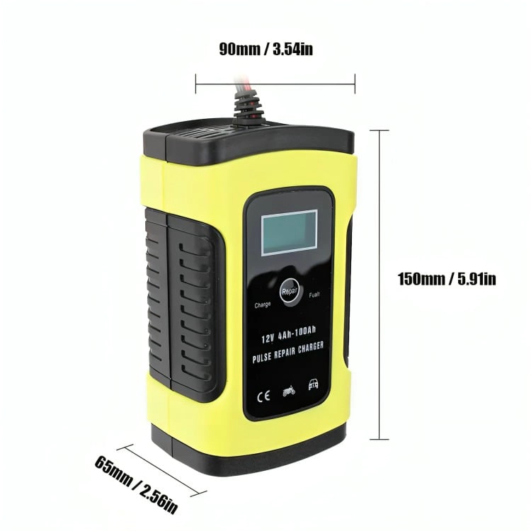 CARGADOR DE BATERIA INTELIGENTE 12V DE AUTO - 2