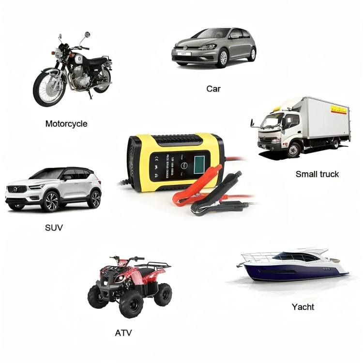 CARGADOR DE BATERIA INTELIGENTE 12V DE AUTO - 3