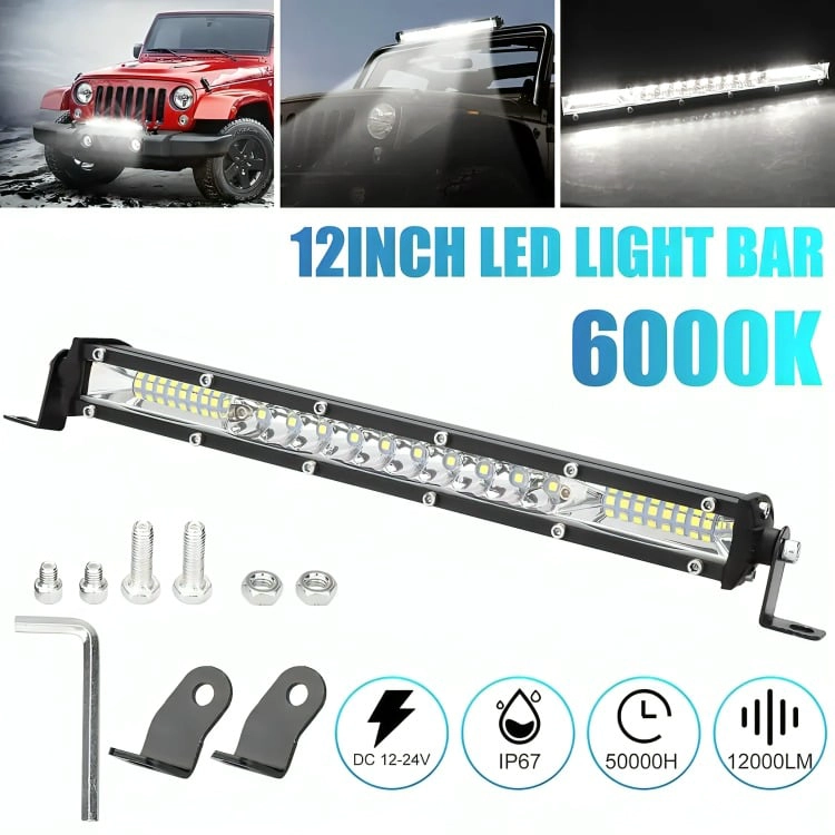 BARRA NEBLINERO LED 11 PULGADAS ULTRAFINA 78W IP67 - 1
