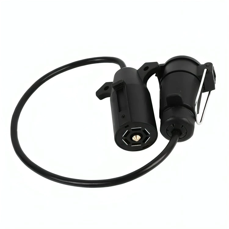 ADAPTADOR ENCHUFE VEHICULO AMERICANO REMOLQUE EUROPEO 7 PINES - 2