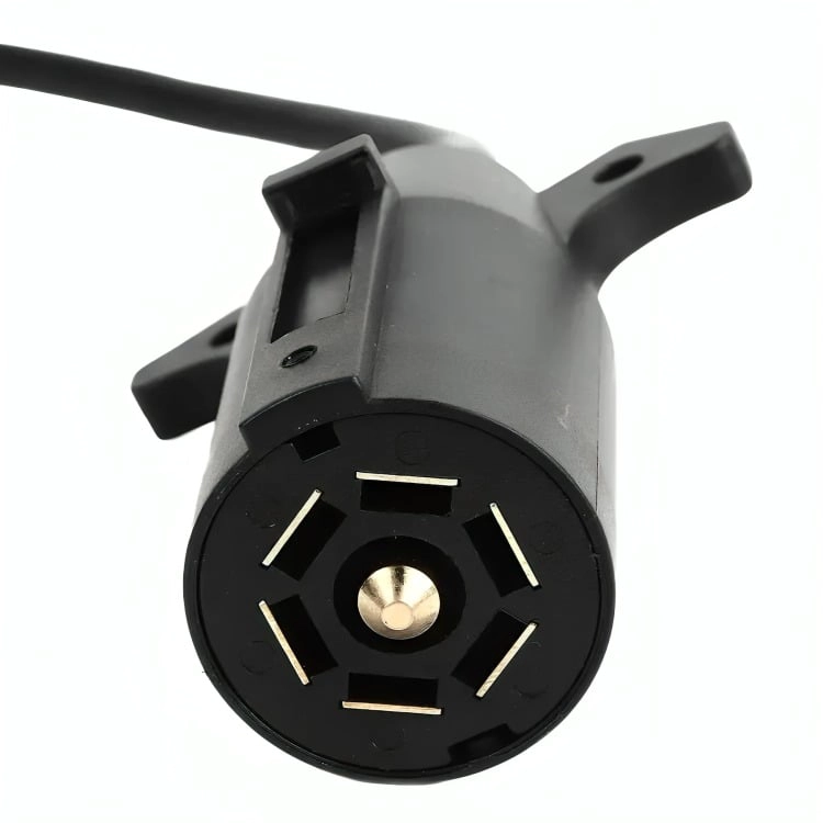 ADAPTADOR ENCHUFE VEHICULO AMERICANO REMOLQUE EUROPEO 7 PINES - 4