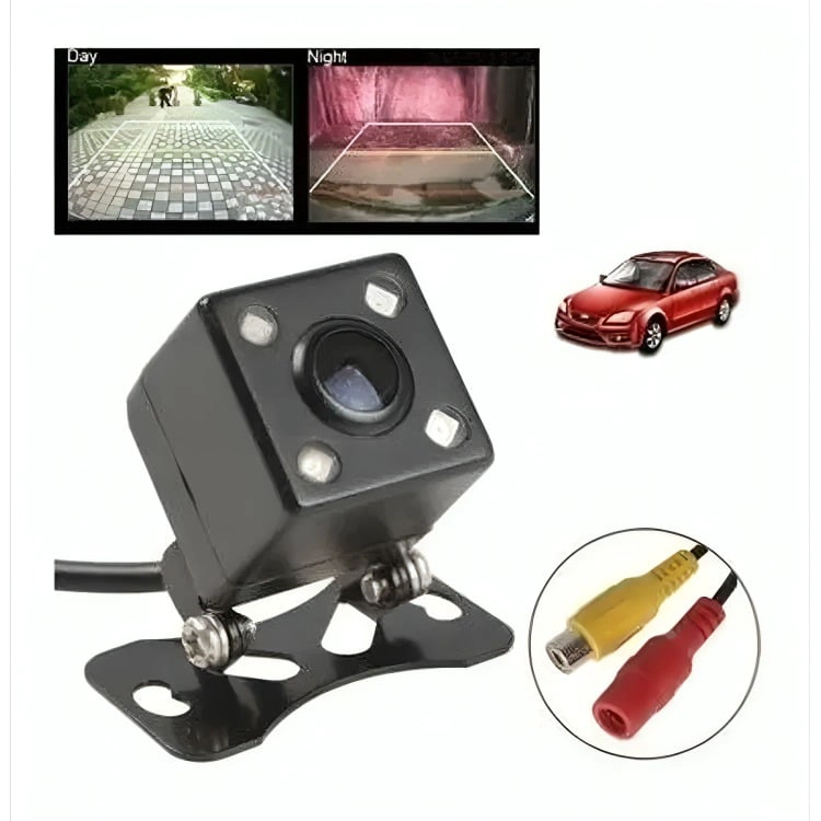 KIT CAMARA DE AUTO RETROCESO 4 LED IP68 + PANTALLA 4.3 - 3