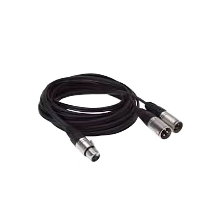 CABLE XLR MACHO HEMBRA BALANCEADO DE 1 METRO - 3