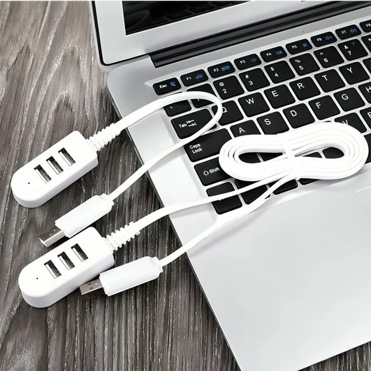 SPLITTER HUB USB X3 ALARGADOR ZAPATILLA - 1