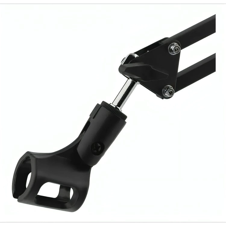 BRAZO SOPORTE DE MICROFONO AJUSTABLE ATRIL METALICO - 2