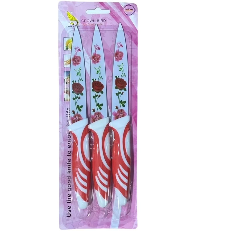 SET 3 CUCHILLOS JUEGO CUCHILLOS COCINA - 4