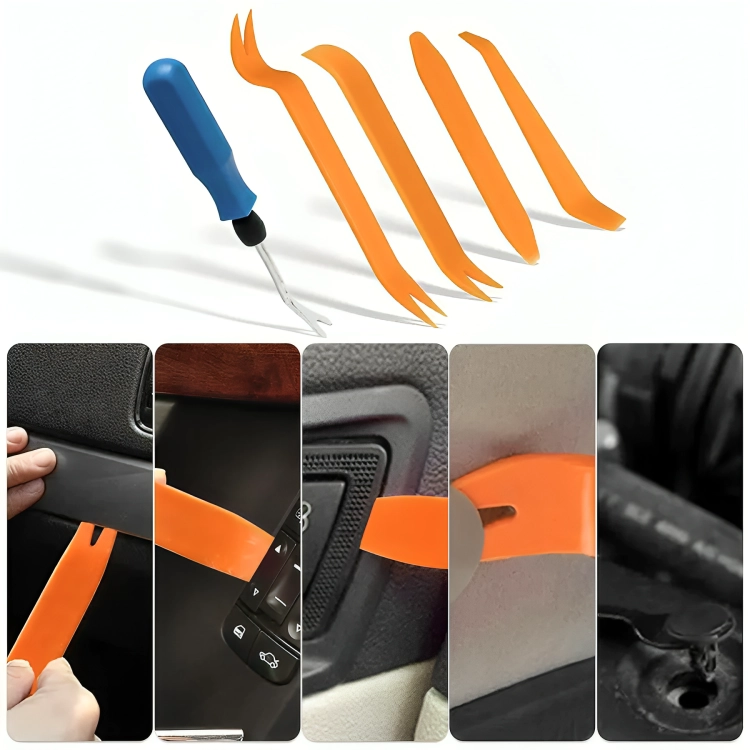 KIT 1295 CLIP BROCHE RETENCION PLASTICO AUTO LATA TAPABARRO - 4
