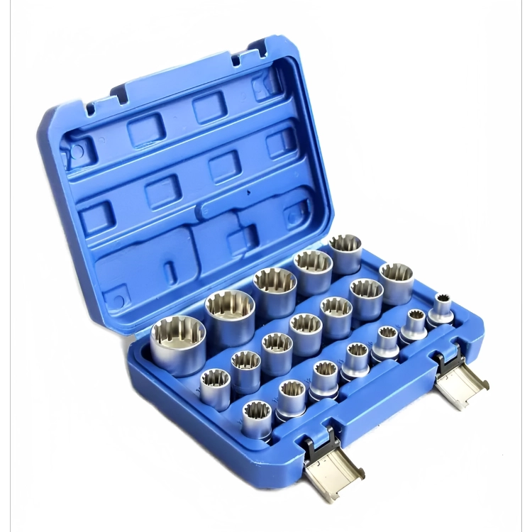 JUEGO DE DADOS DE 1/2 POLIGONALES 19 PCS - 3