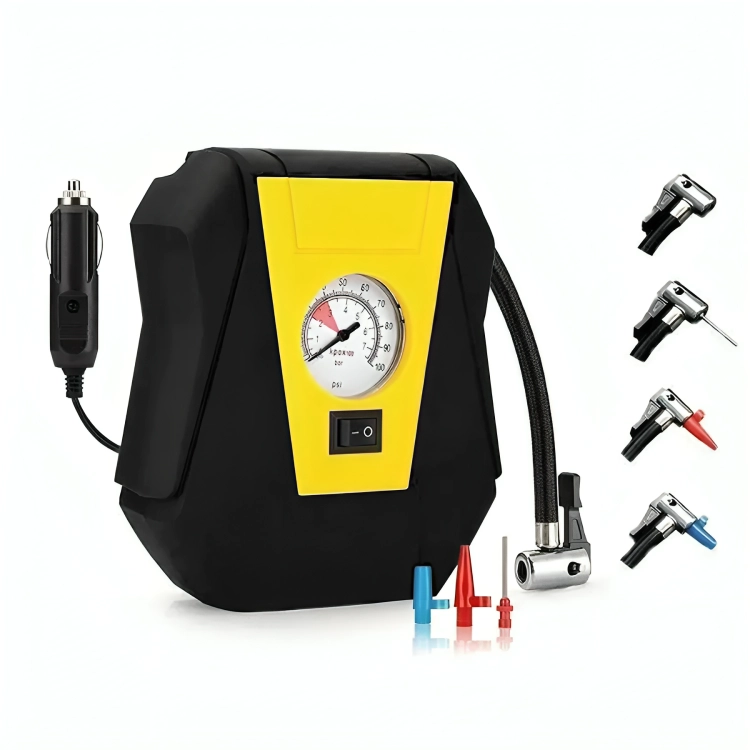 MINI COMPRESOR DE AIRE 12V PARA VEHICULOS NEUMATICOS 150PSI - 3