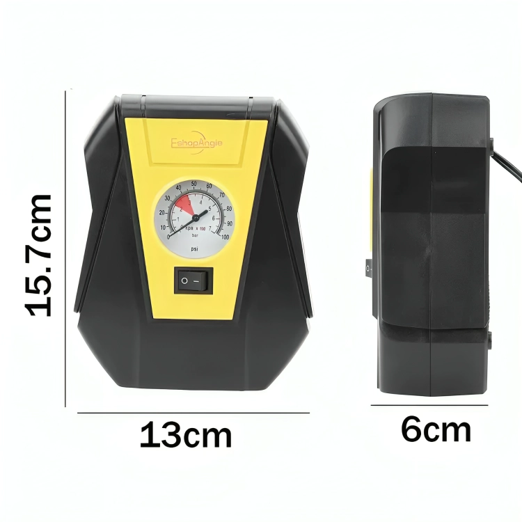MINI COMPRESOR DE AIRE 12V PARA VEHICULOS NEUMATICOS 150PSI - 4