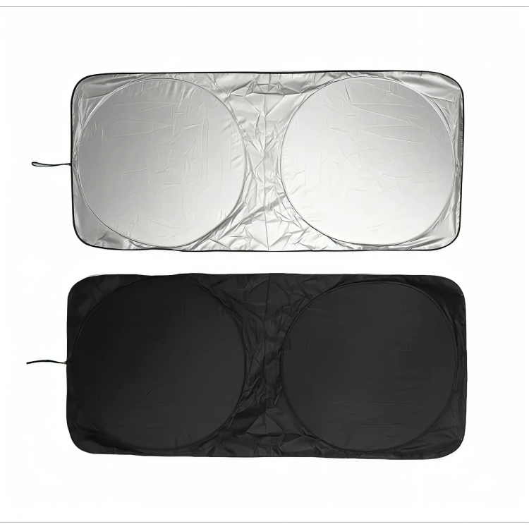 CUBRE PARABRISAS AUTO, PARASOL CON PROTECCION UV COMPACTABLE - 2