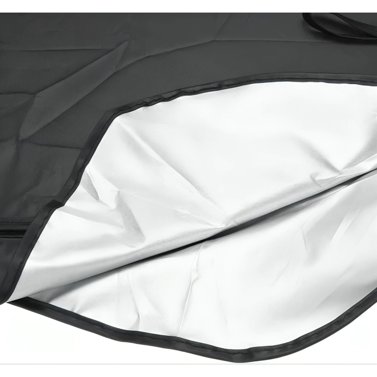 CUBRE PARABRISAS AUTO, PARASOL CON PROTECCION UV COMPACTABLE - 4