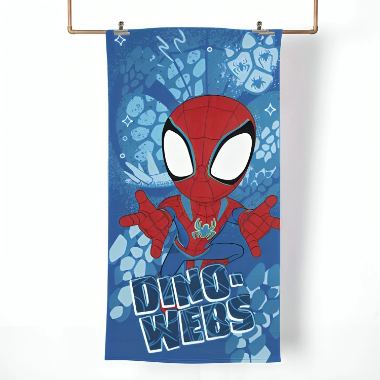 TOALLA DE PLAYA 70×140 CM + BOLSO /SPIDERMAN PURPLE – MASHINI - 2