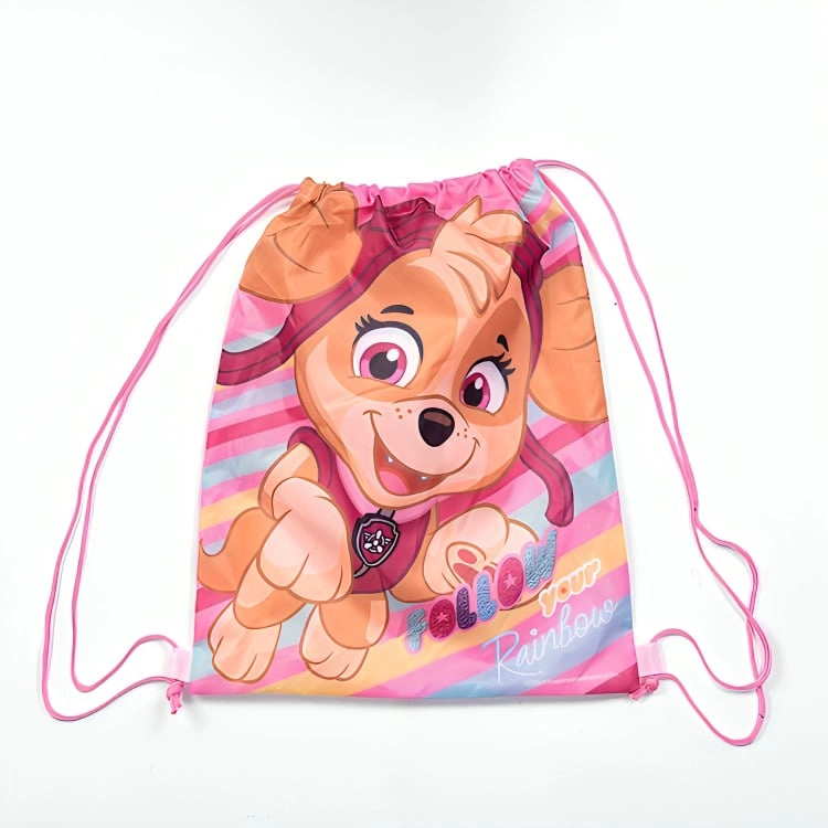 TOALLA DE PLAYA 70×140 CM + BOLSO /PAW PATROL RAINBOW – MASHINI - 1