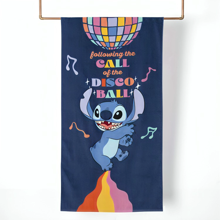 TOALLA DE PLAYA 70X140CM. / STITCH DISCO – MASHINI - 2