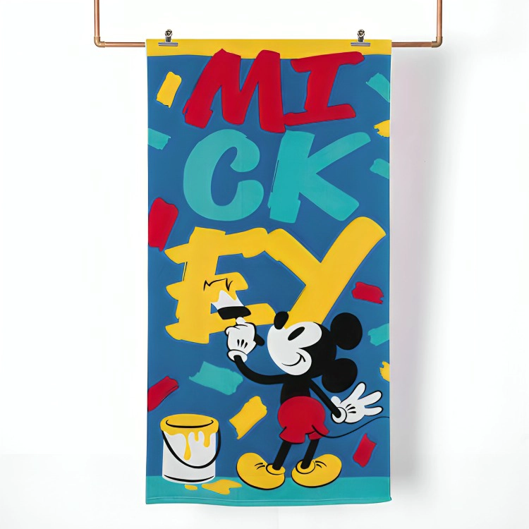 SET TOALLA 70×140 CM. + LENTES DE AGUA / MICKEY BROC – MASHINI - 1