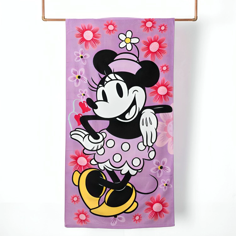 TOALLA DE PLAYA 70X140CM. /  MINNIE PLANTS – MASHINI - 1