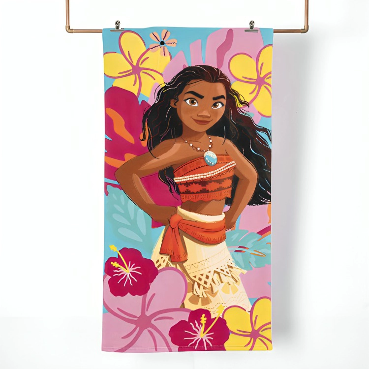 TOALLA DE PLAYA 70×140 CM + BOLSO / MOANA FEAR – MASHINI - 3