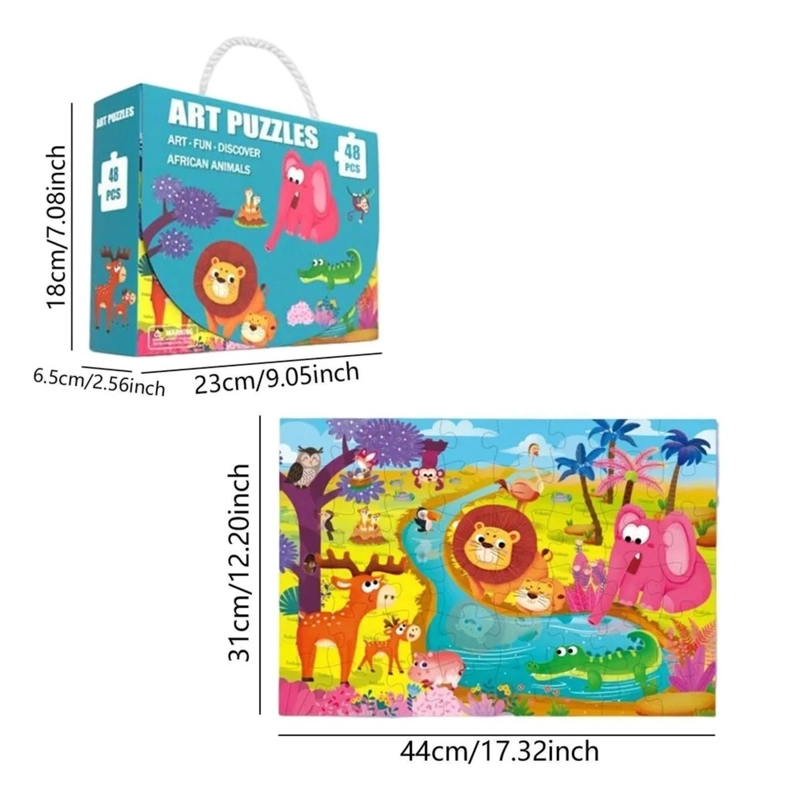PUZZLE 60 PIEZAS ZOOLOGICO - 1