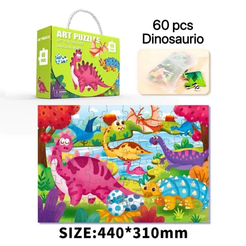 PUZZLE 60 PIEZAS DINOSAURIO - 4