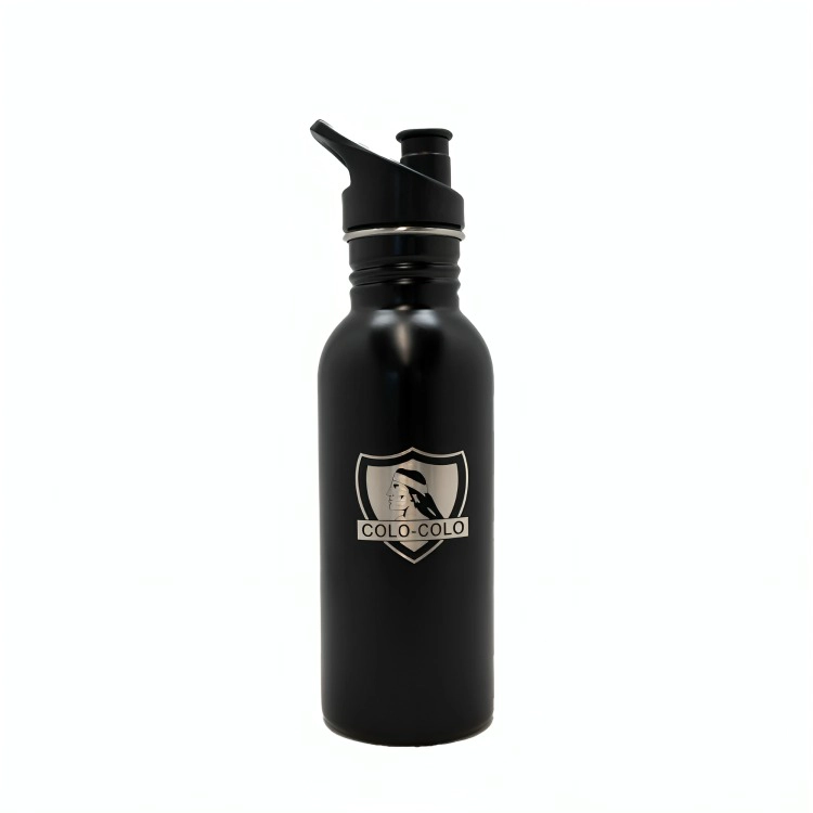 BOTELLA METALICA COLO COLO 600 ML COLOR NEGRO - 2