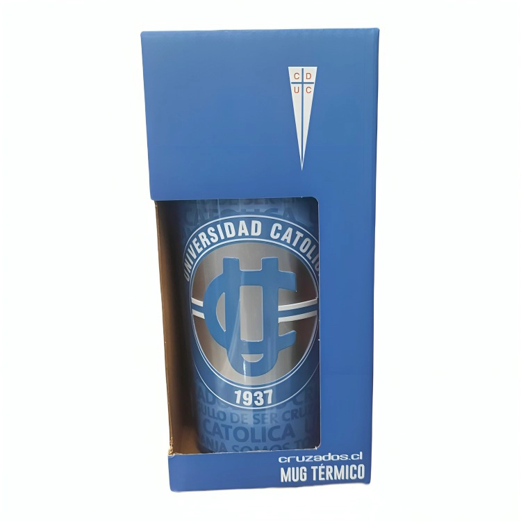 MUG TERMICO LOGO PLATEADO U CATOLICA - 1