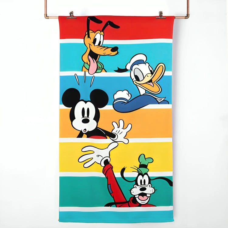 TOALLA DE PLAYA + BOLSO / MICKEY JUEG - 1