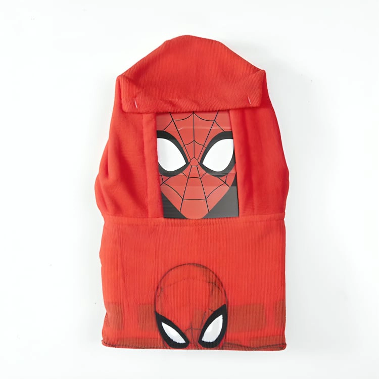 TOALLA DE PLAYA CON CAPUCHA SPIDERMAN SUPER - 3