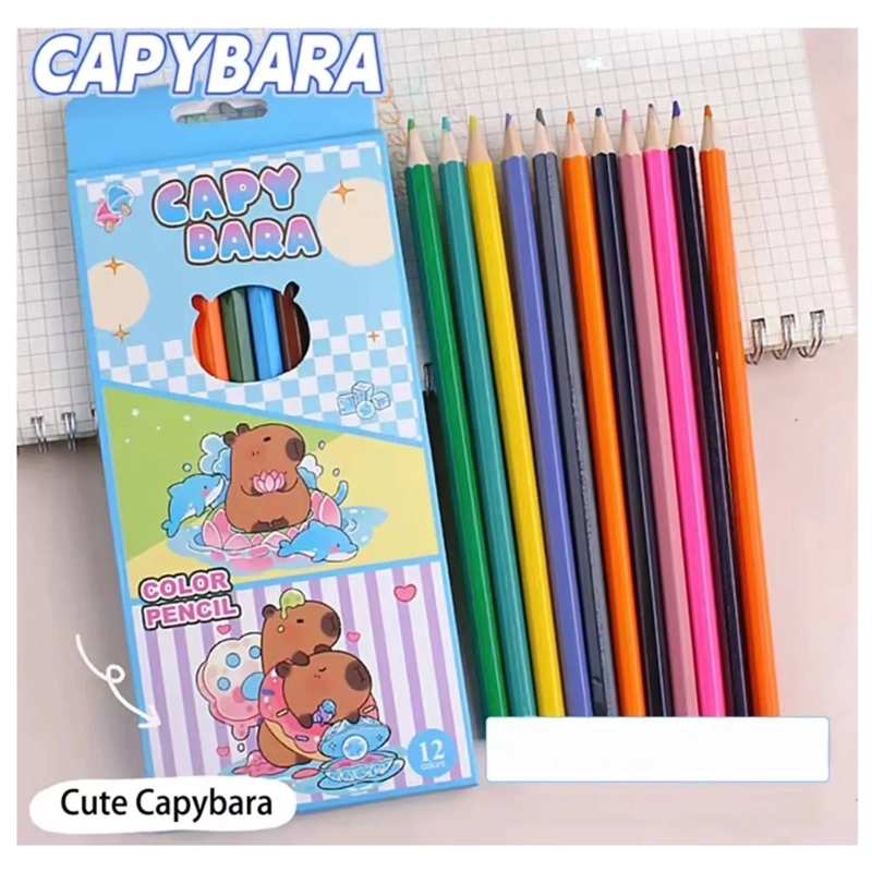 SET 12 LAPIZ DE COLORES CAPIBARA - 4