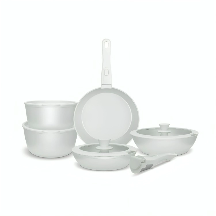 BATERIA DE COCINA 11 PIEZAS ALUMINIO SNAP-ON MINT - 1