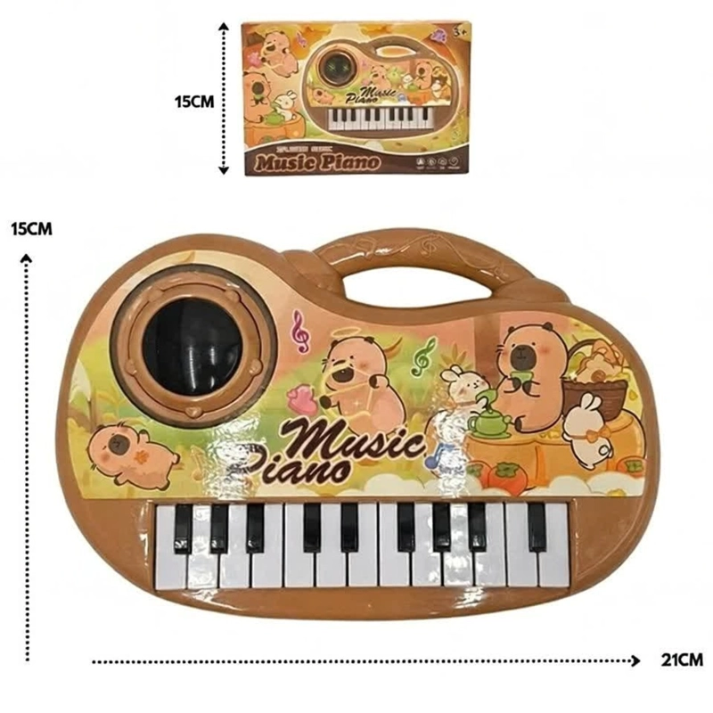 PACK X 3 PIANO CAPIBARA INSTRUMENTO MUSICAL DE JUGUETE  PIANO - 1