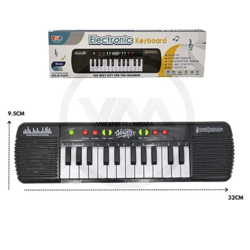 PACK X 3 PIANO CHICO 24 TECLASINSTRUMENTO MUSICAL DE JUGUETE - 1