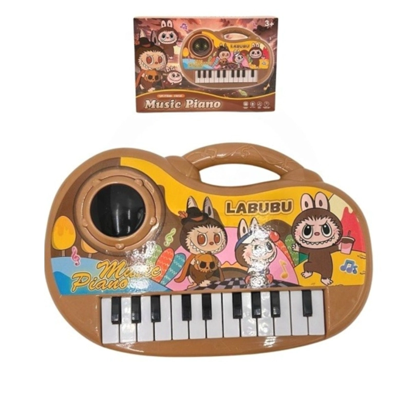 PACK X 3 PIANO LABUBU INSTRUMENTO MUSICAL DE JUGUETE - 1