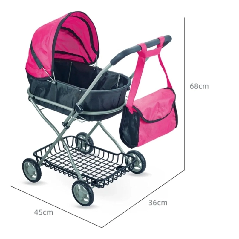 PACK X 3 JUGUETE COCHE CARRIOLA PREMIUM BOLSA - 2