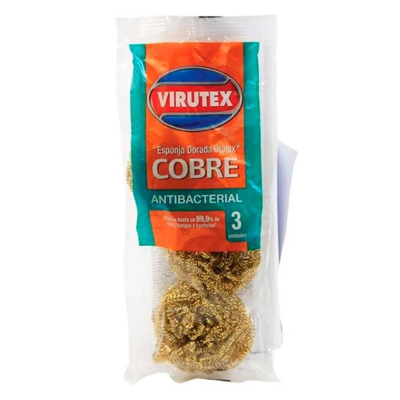 PACK X 4 SET 3 ESPONJAS OROTEX MEDIANA – VIRUTEX - 2