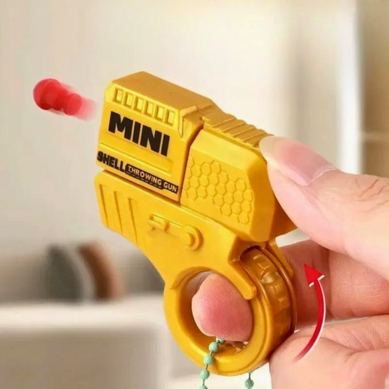 JUGUETE FIDGET MINI LANZADOR ANTI ESTRE S PLATEADO - 5