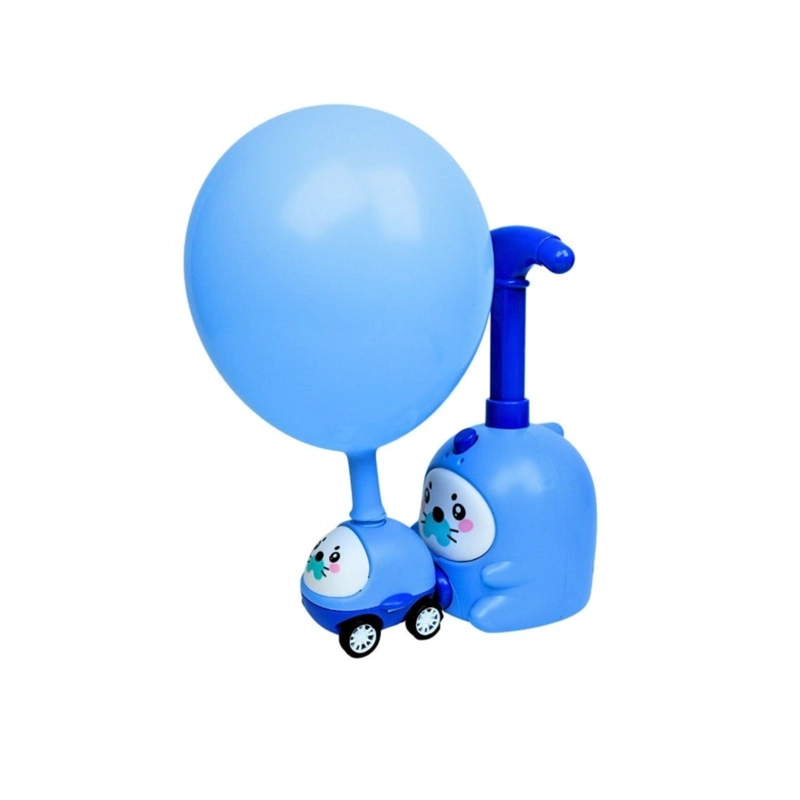 BOMBIN LANZADOR DE AUTOS INFLADOR DE GLOBOS CUTE AZUL - 1