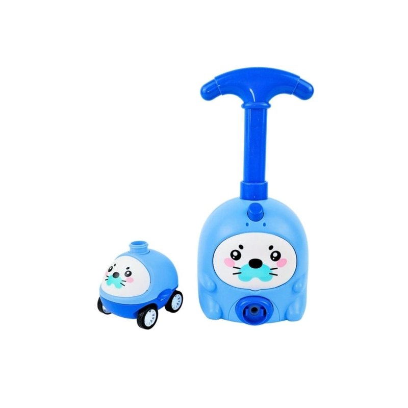 BOMBIN LANZADOR DE AUTOS INFLADOR DE GLOBOS CUTE AZUL - 2
