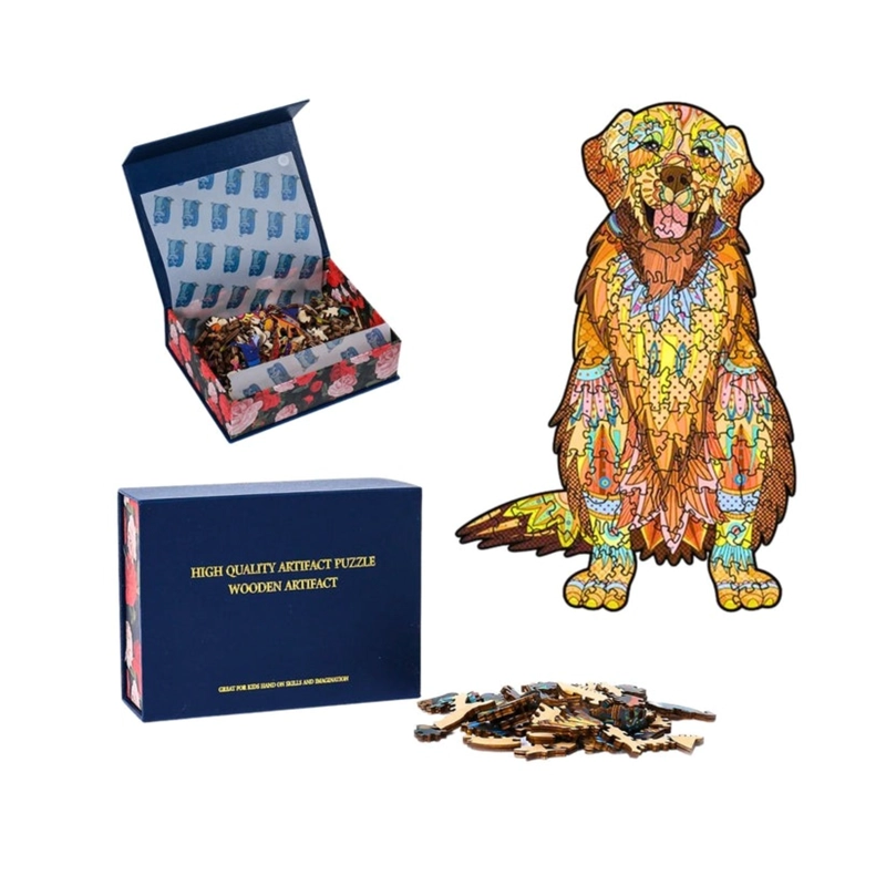 ROMPECABEZAS PUZZLE DE MADERA 200 PIEZAS PERRITO - 2