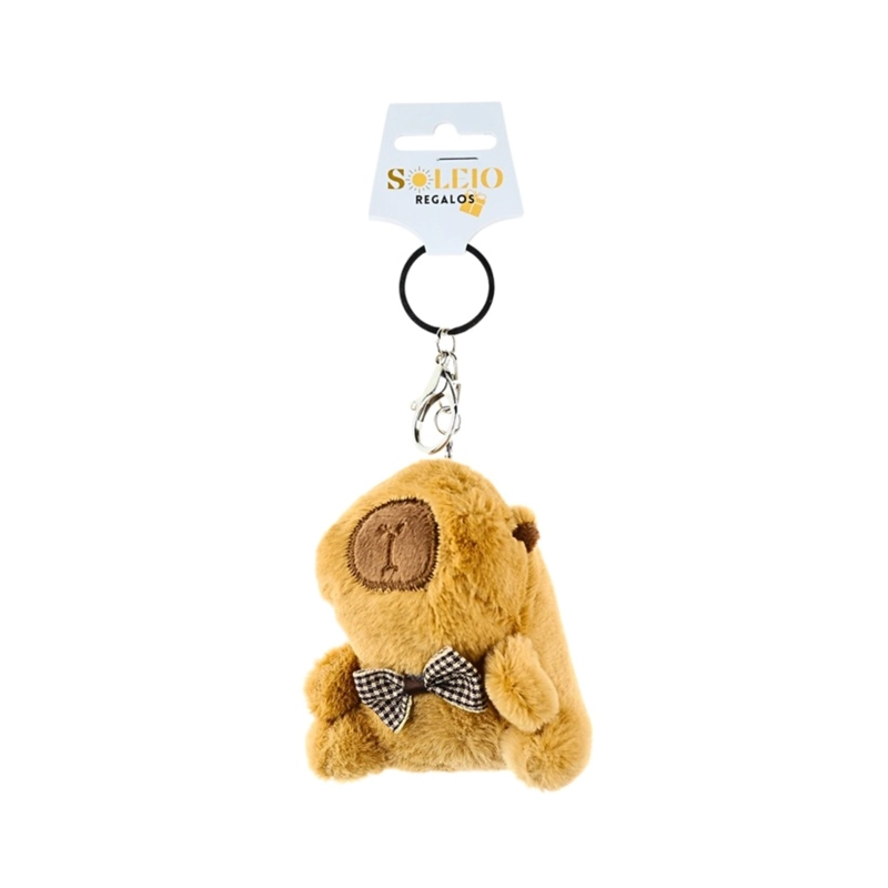 LLAVERO DE PELUCHE COLGANTE CAPIBARA - 4