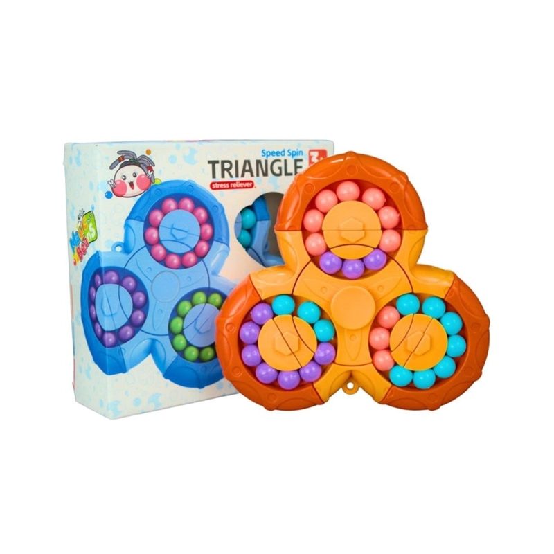 FIDGET SPINNER ANTI ESTRE S NARANJA - 4