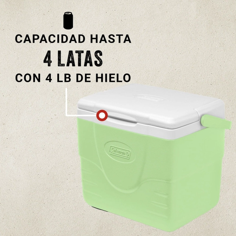 COOLER COLEMAN® CHILLER™ 9QT/9 LITROS VERDE CLARO - 2