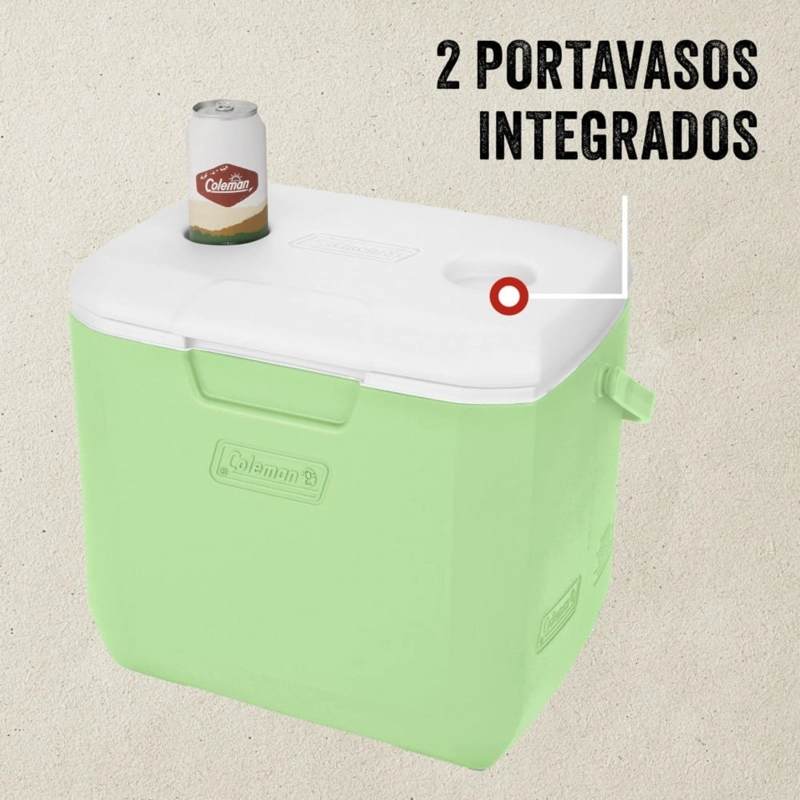 COOLER COLEMAN® CHILLER™ 30QT/28 LITROS VERDE CLARO - 2