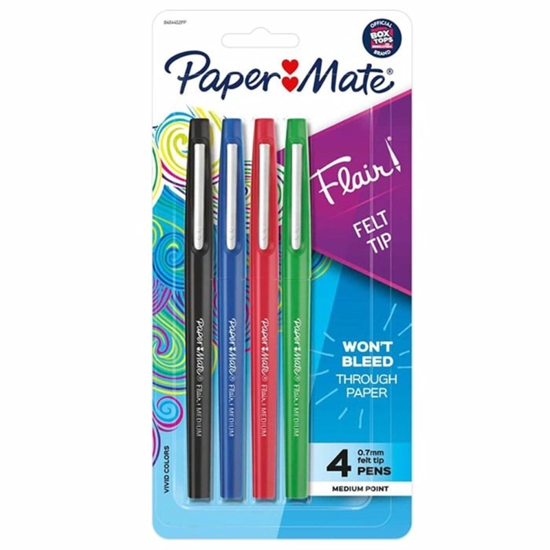 PACK 3 PAPER MATE ® FLAIRS™, JUEGO DE 4 COLORES - 2