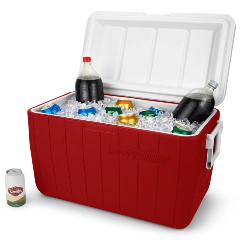 COOLER COLEMAN® CHILLER™ 48QT/45 LITROS ROJO - 2