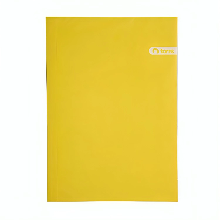 PACK 4  ARCHIVADOR PLASTIFICADO / AMARILLO – TORRE - 1