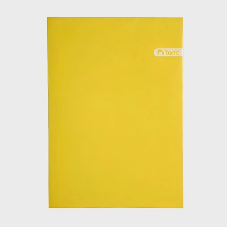 PACK 4  ARCHIVADOR PLASTIFICADO / AMARILLO – TORRE - 2